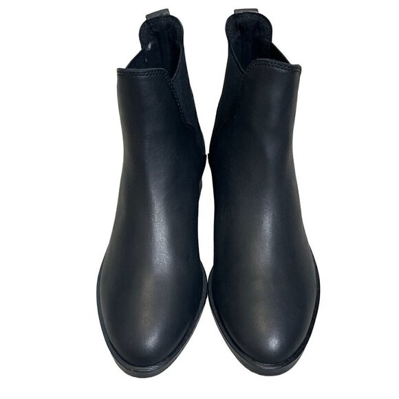 Soludos Marfa Black Leather Chelsea Ankle Bootie Size 5 NWOB - Picture 5 of 12